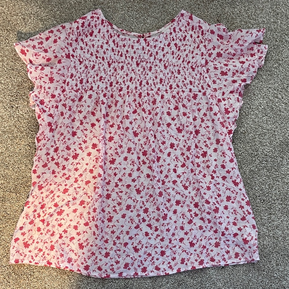 Counterparts Pink Floral Blouse